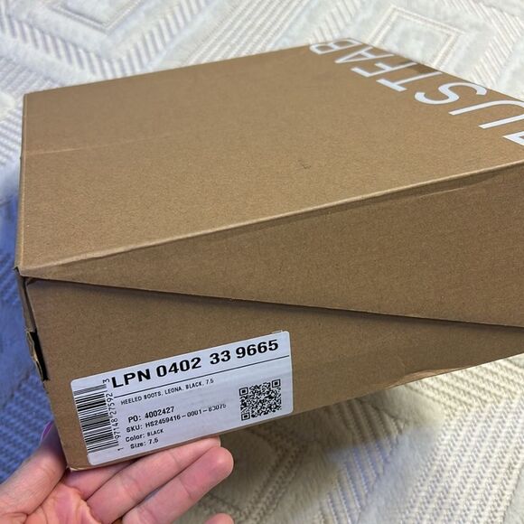 JUSTFAB - Leona Heeled Boot - Black - Picture 4 of 7